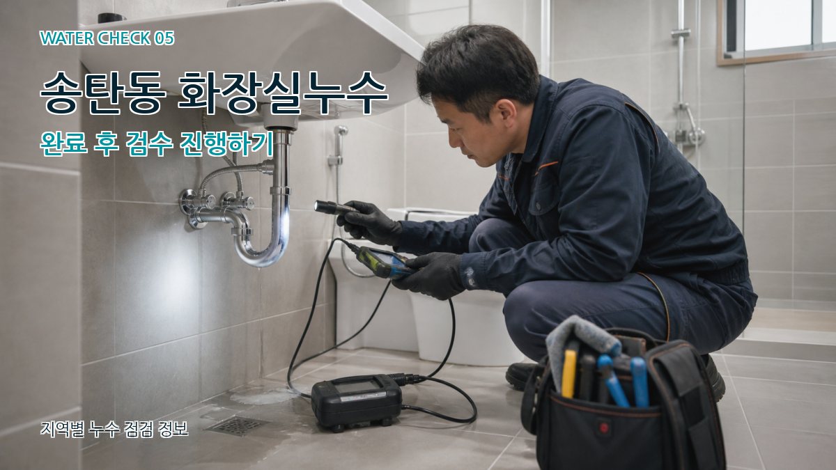송탄동 누수공사 누수탐지 이미지
