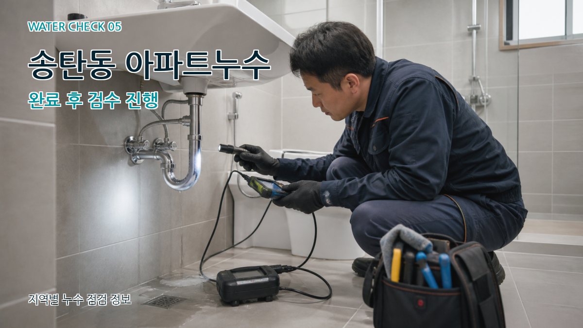 송탄동 누수공사 누수탐지 이미지