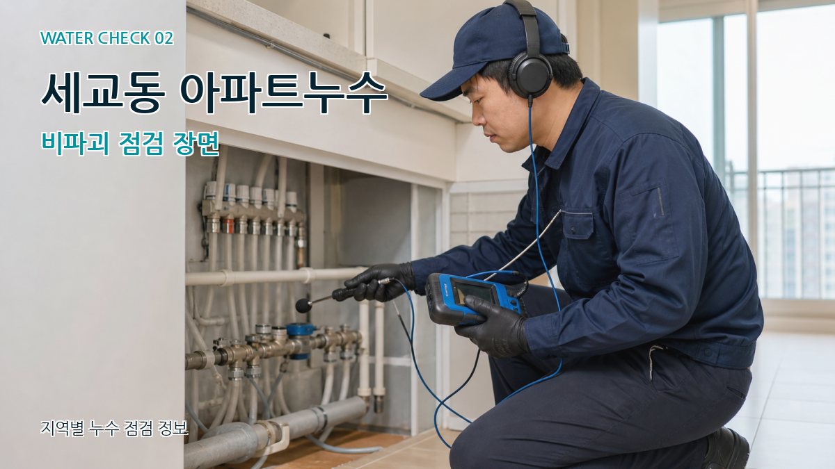 세교동 화장실누수 누수탐지 이미지