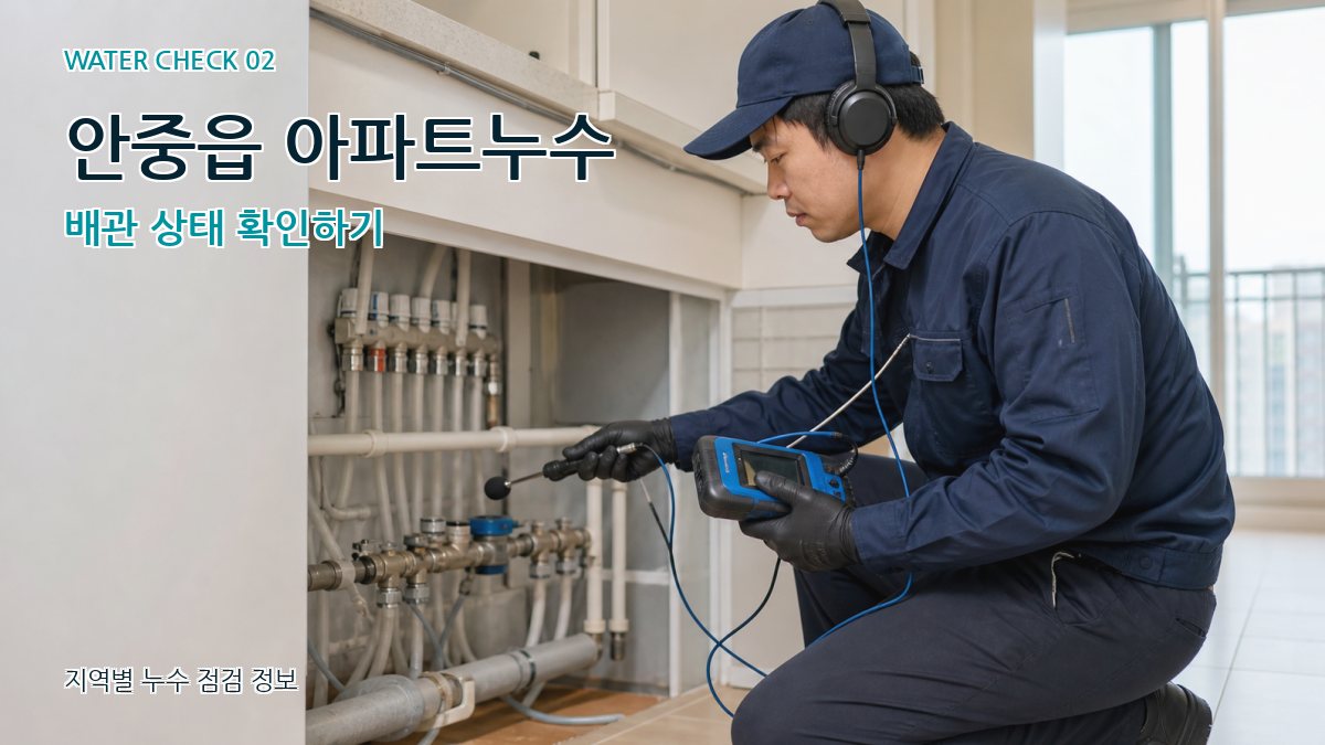 안중읍 화장실누수 누수탐지 이미지