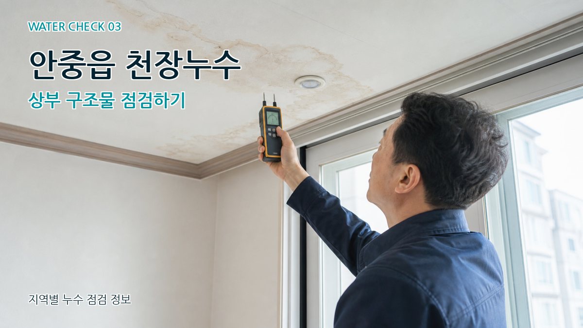 안중읍 천장누수 누수탐지 이미지