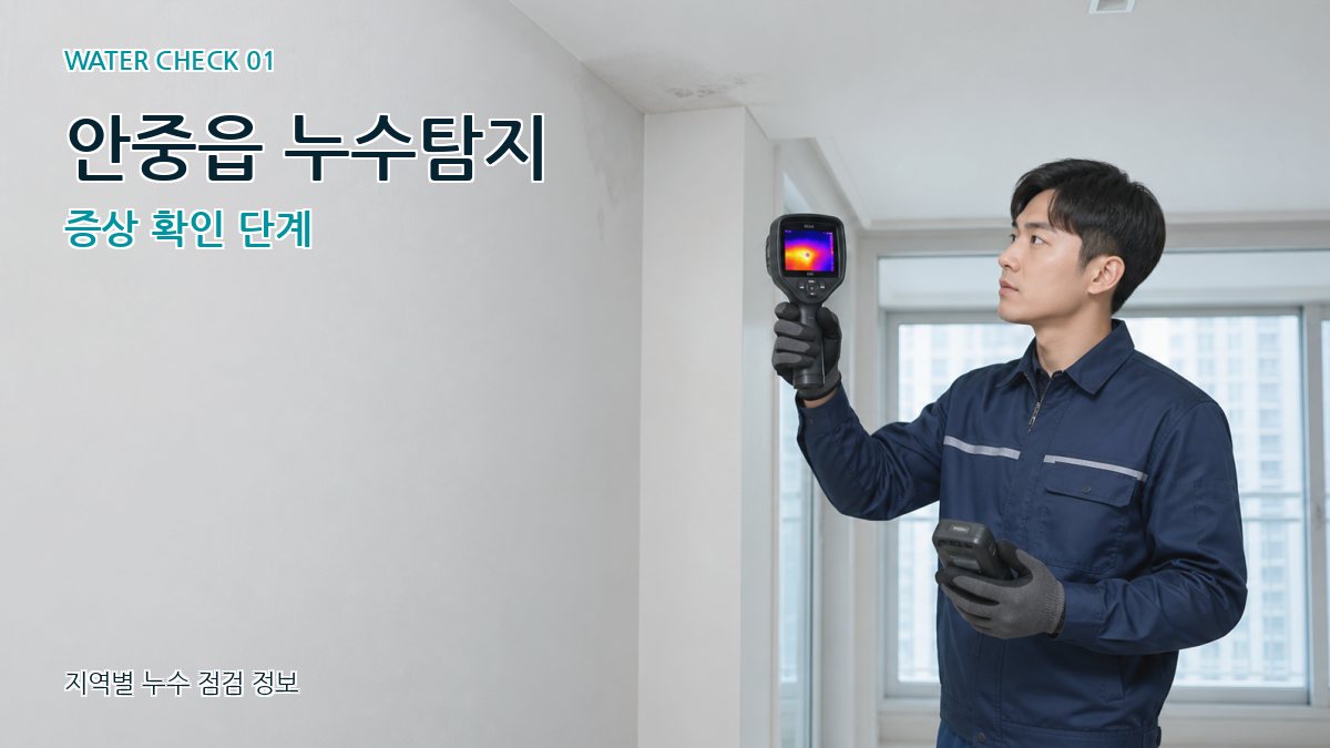 안중읍 아파트누수 누수탐지 이미지