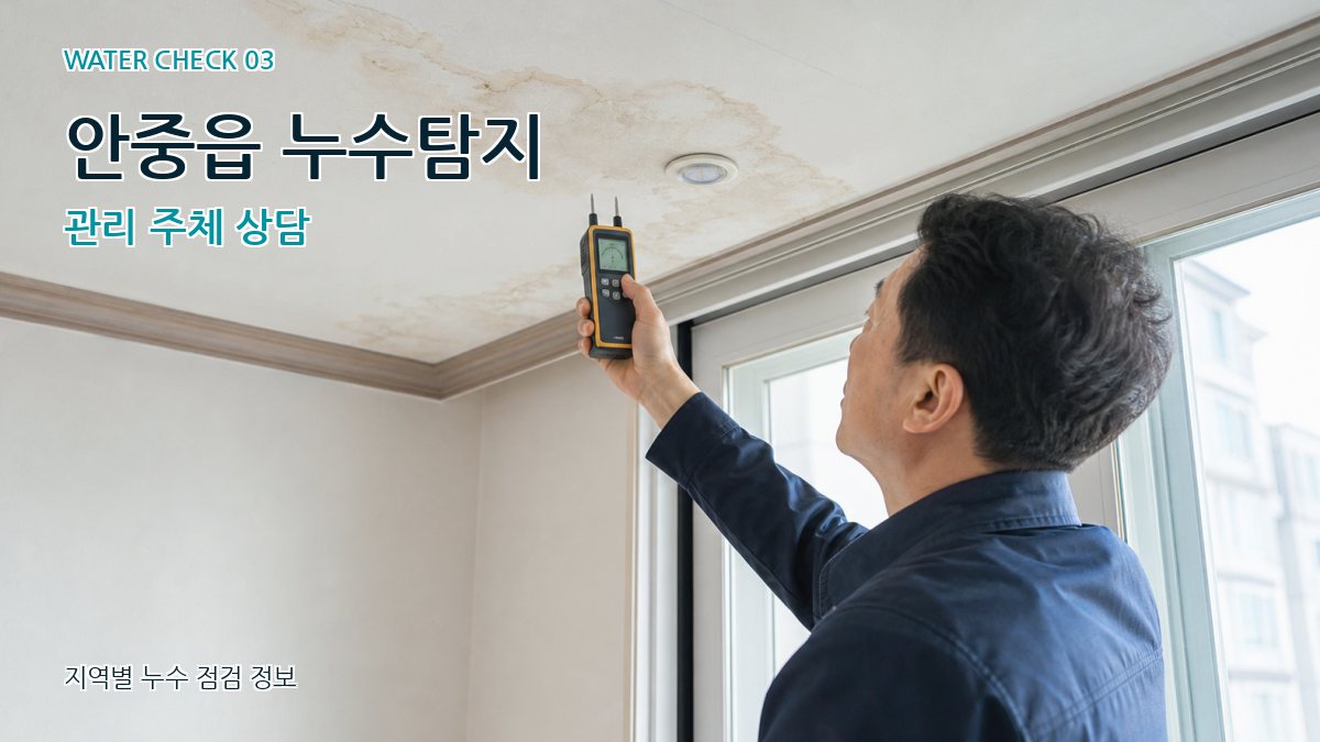 안중읍 천장누수 누수탐지 이미지