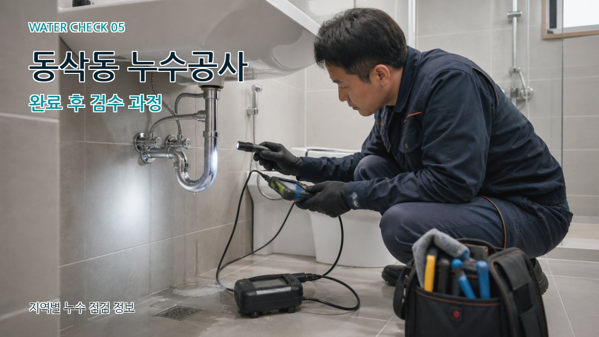 동삭동 누수공사 누수탐지 이미지