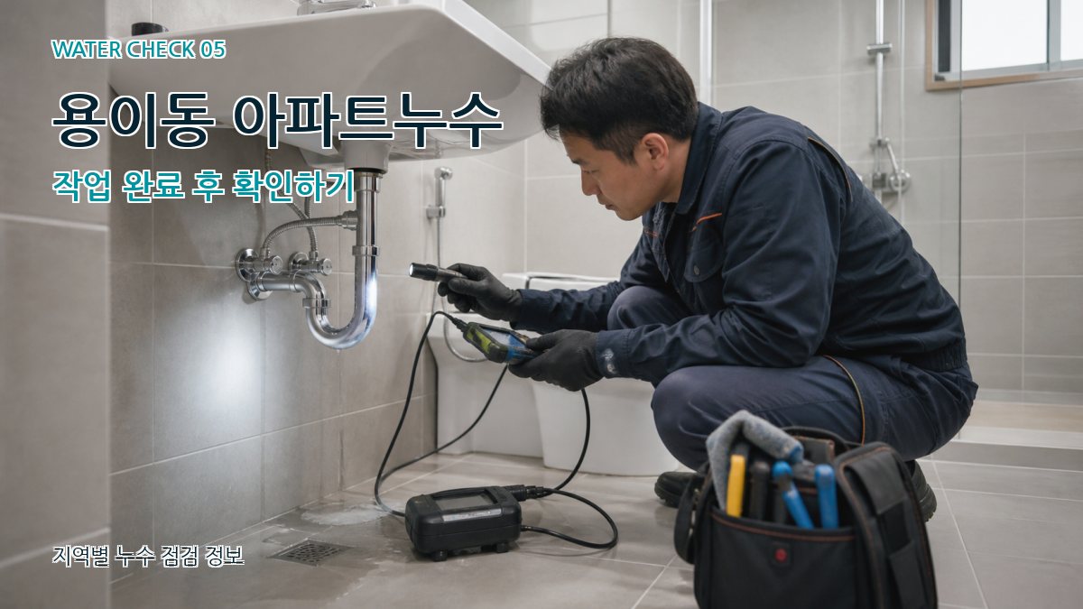 용이동 누수공사 누수탐지 이미지