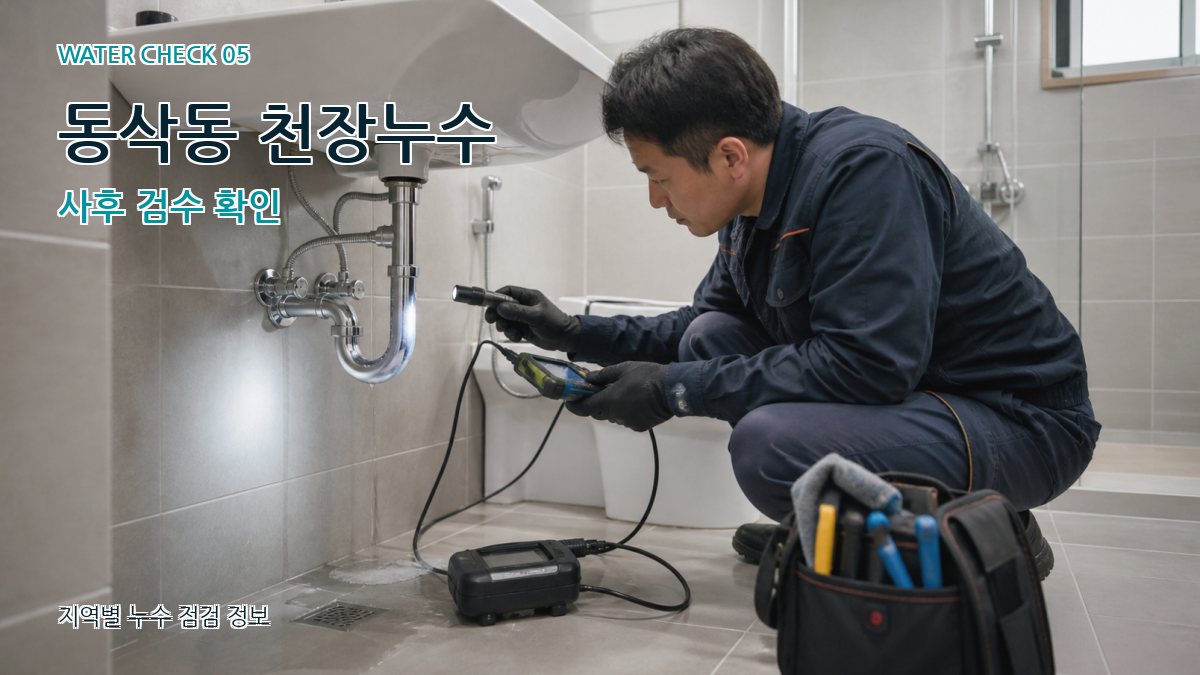 동삭동 누수공사 누수탐지 이미지