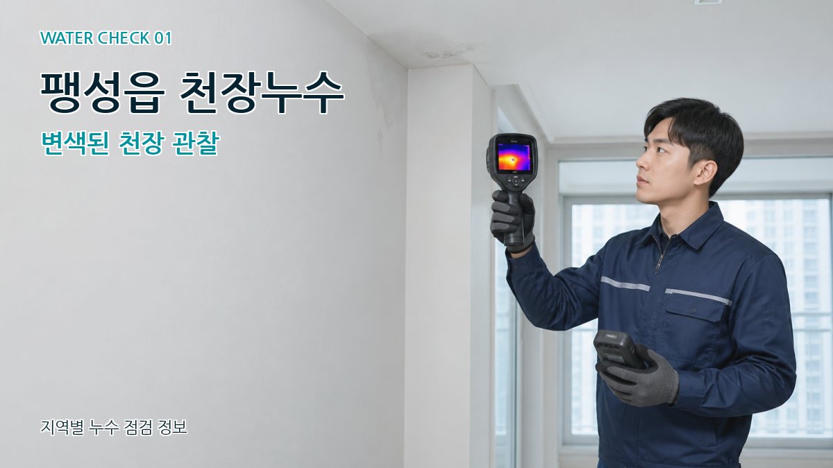 팽성읍 아파트누수 누수탐지 이미지