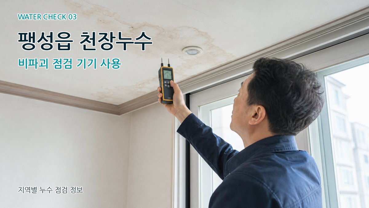 팽성읍 천장누수 누수탐지 이미지
