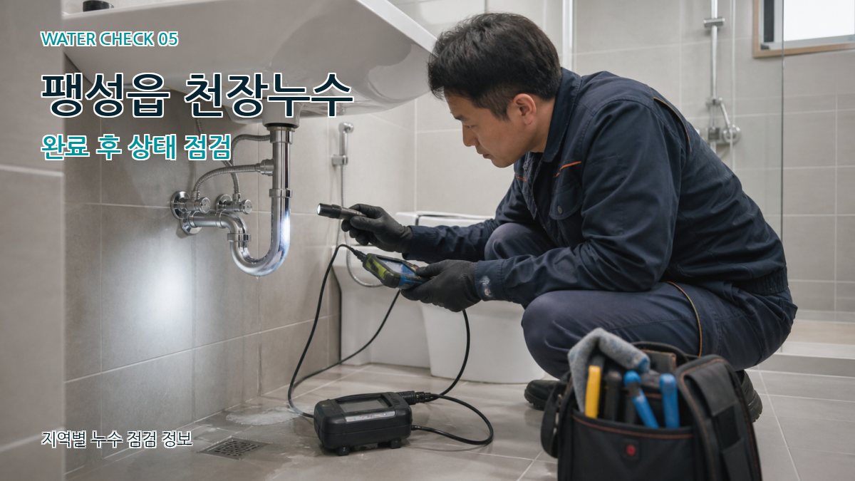 팽성읍 누수공사 누수탐지 이미지