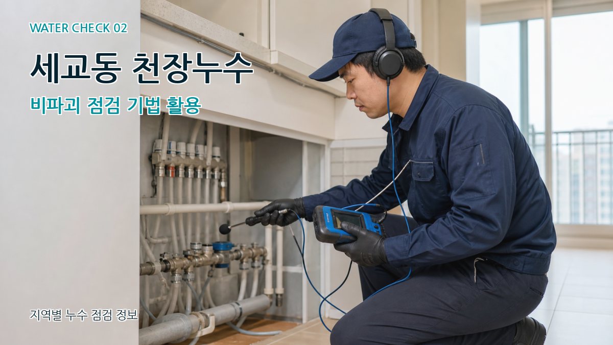 세교동 화장실누수 누수탐지 이미지