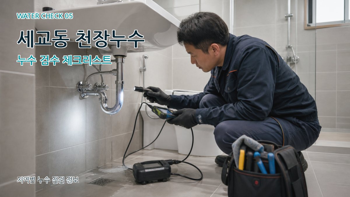 세교동 누수공사 누수탐지 이미지
