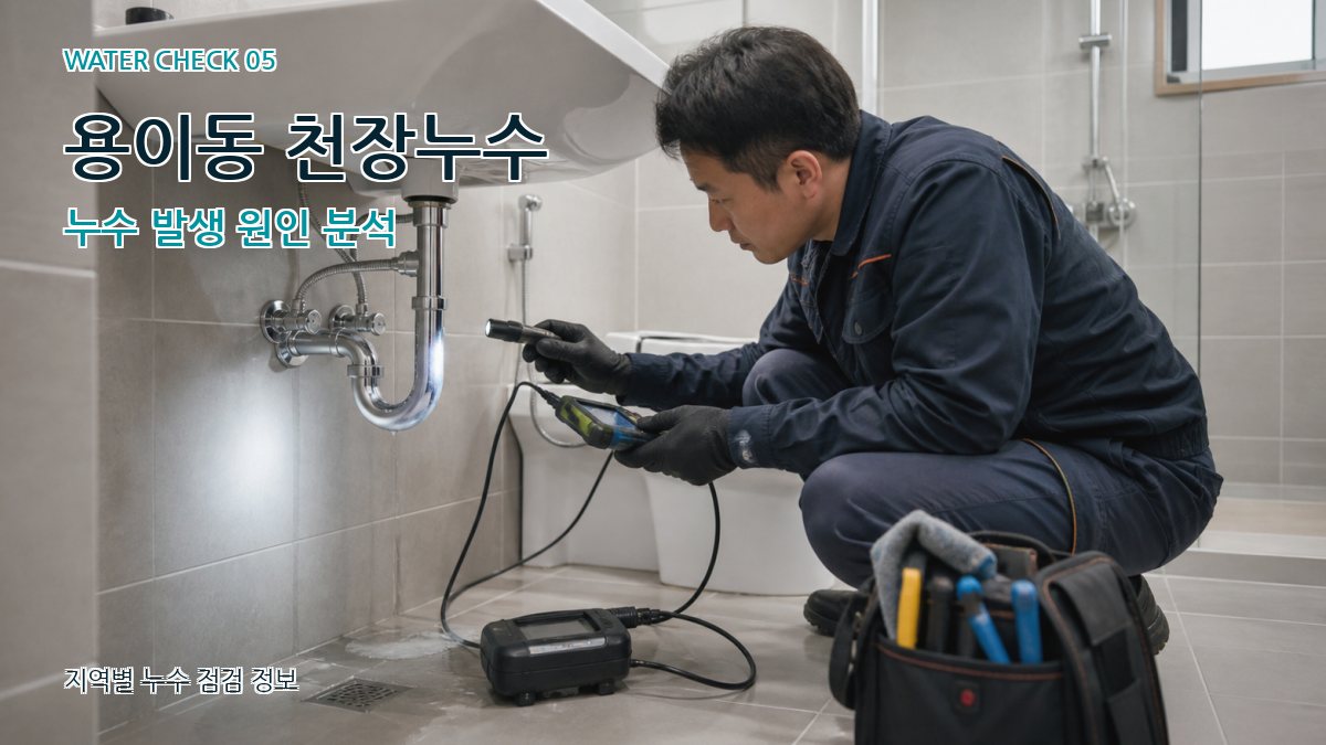 용이동 누수공사 누수탐지 이미지