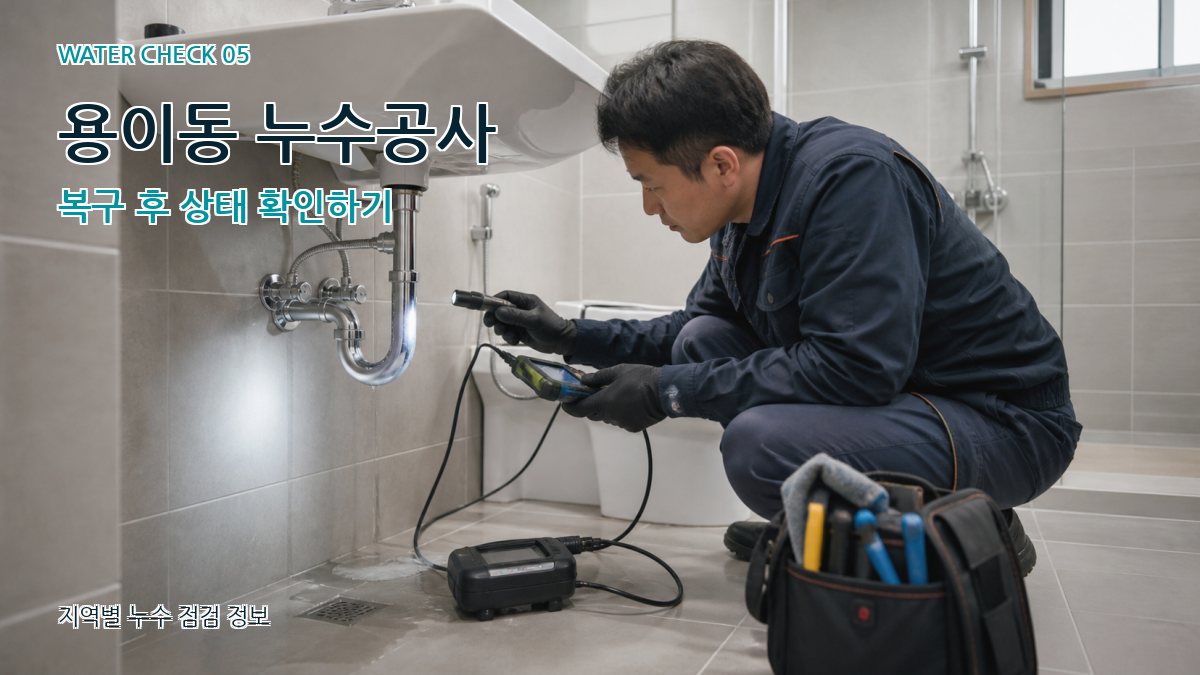 용이동 누수공사 누수탐지 이미지