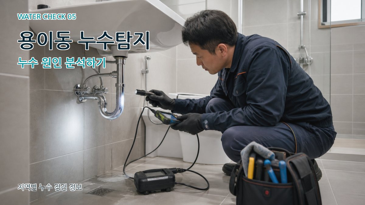 용이동 누수공사 누수탐지 이미지