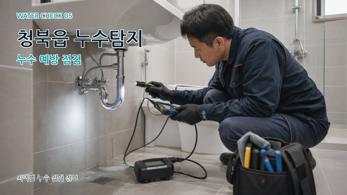 청북읍 누수공사 누수탐지 이미지