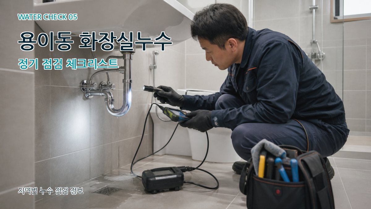 용이동 누수공사 누수탐지 이미지