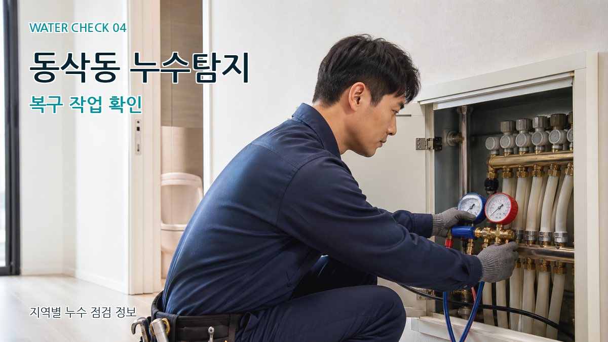동삭동 누수탐지 누수탐지 이미지