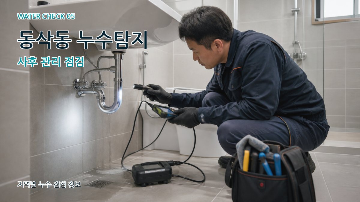 동삭동 누수공사 누수탐지 이미지