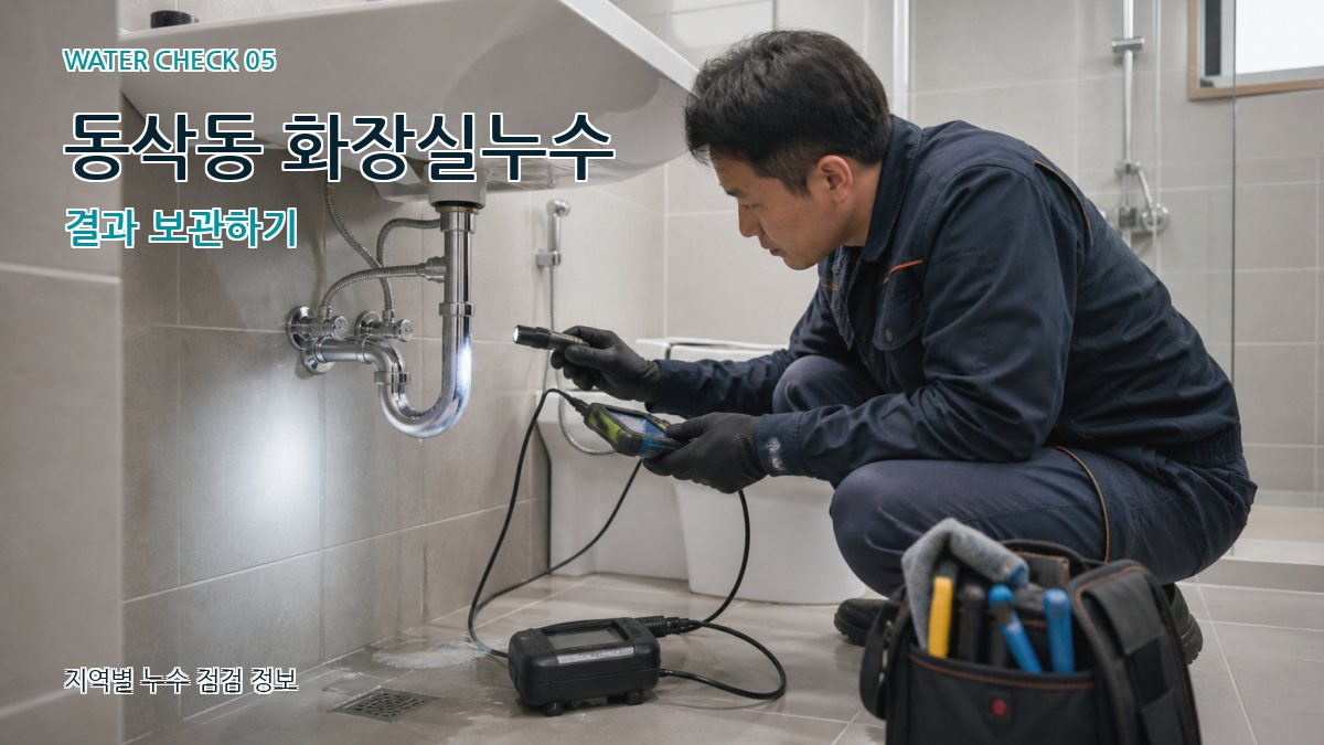 동삭동 누수공사 누수탐지 이미지