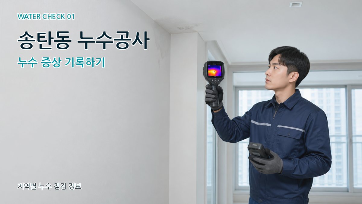 송탄동 아파트누수 누수탐지 이미지