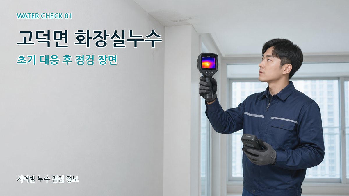 고덕면 아파트누수 누수탐지 이미지