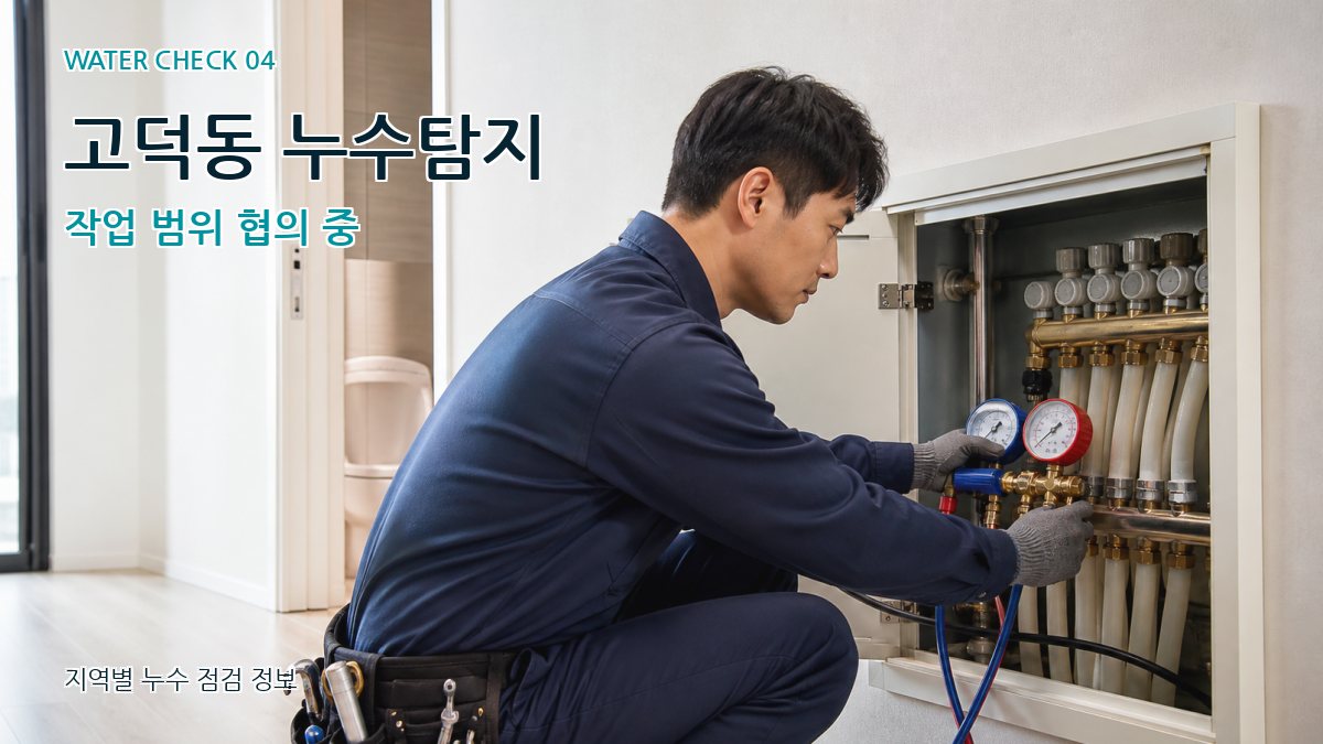 고덕동 누수탐지 누수탐지 이미지