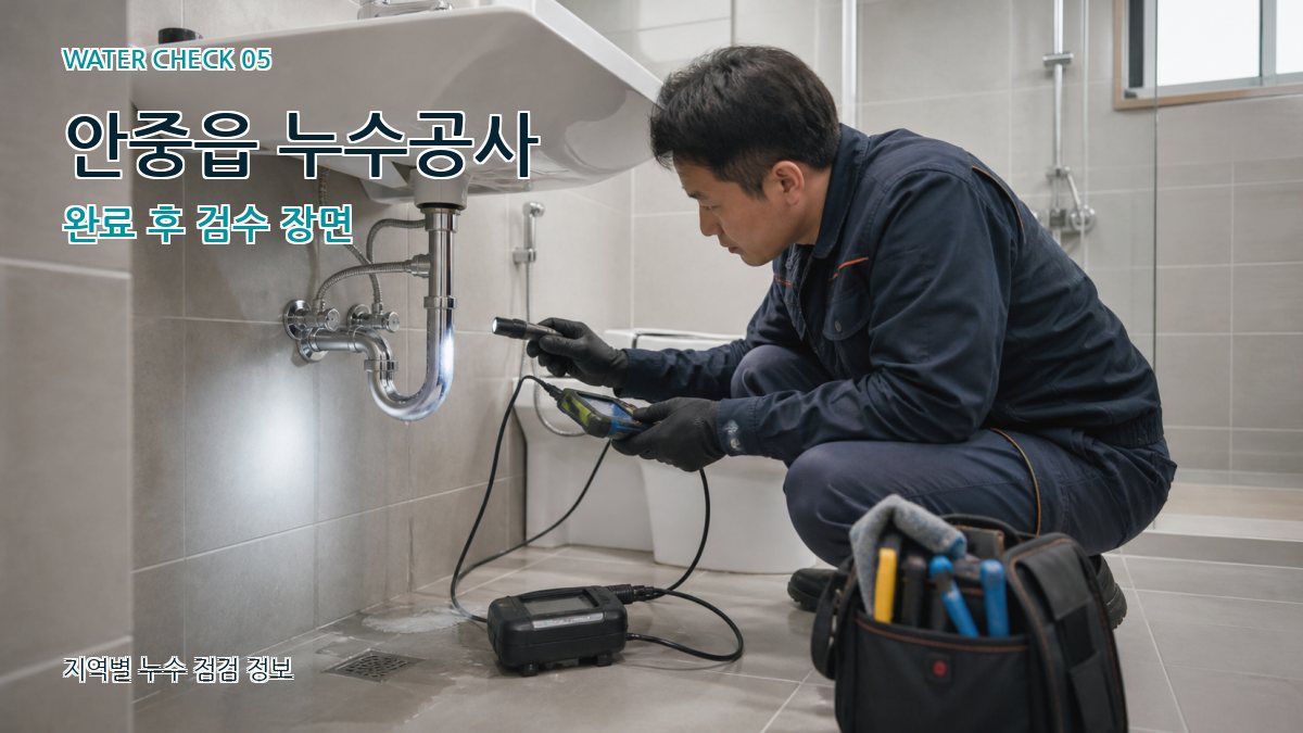 안중읍 누수공사 누수탐지 이미지