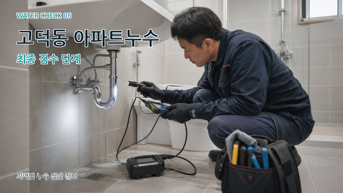고덕동 누수공사 누수탐지 이미지