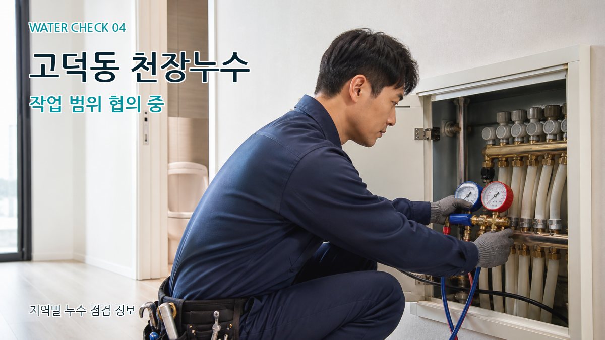 고덕동 누수탐지 누수탐지 이미지