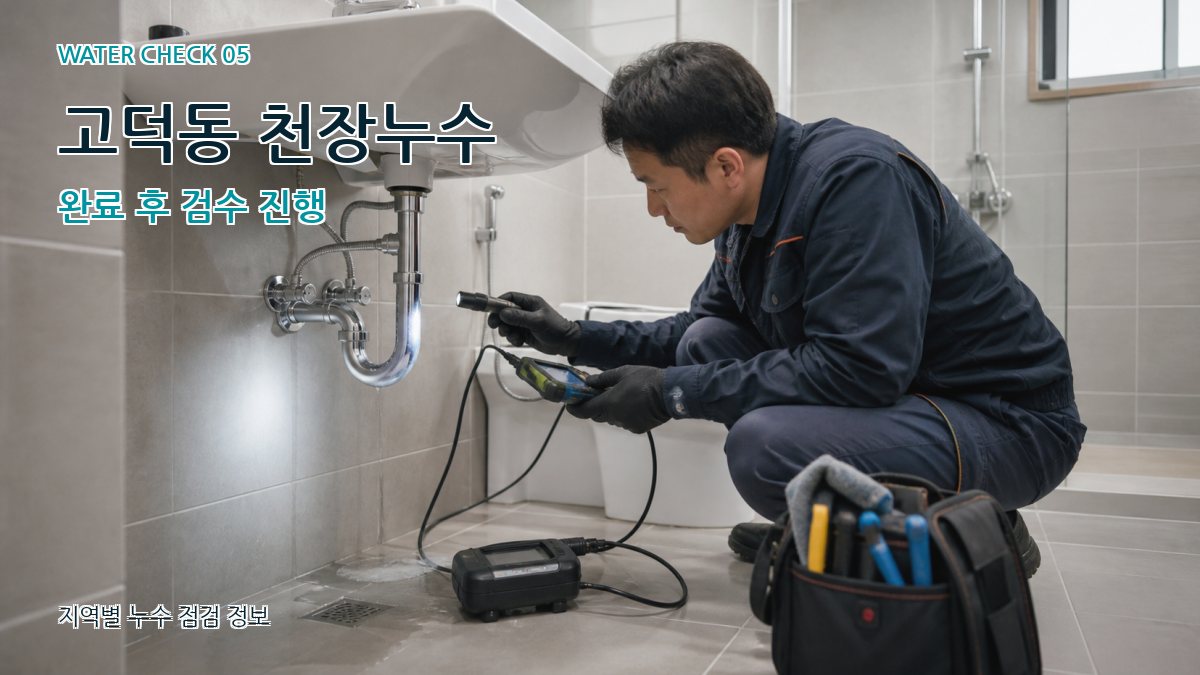 고덕동 누수공사 누수탐지 이미지