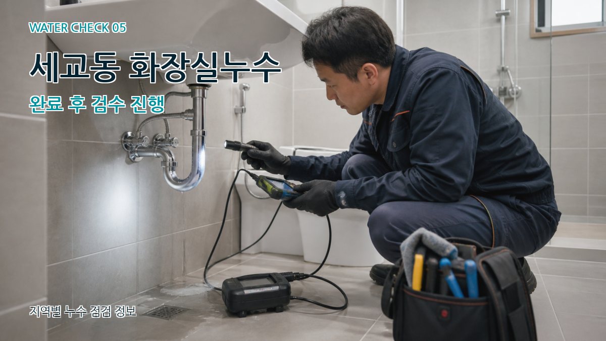 세교동 누수공사 누수탐지 이미지