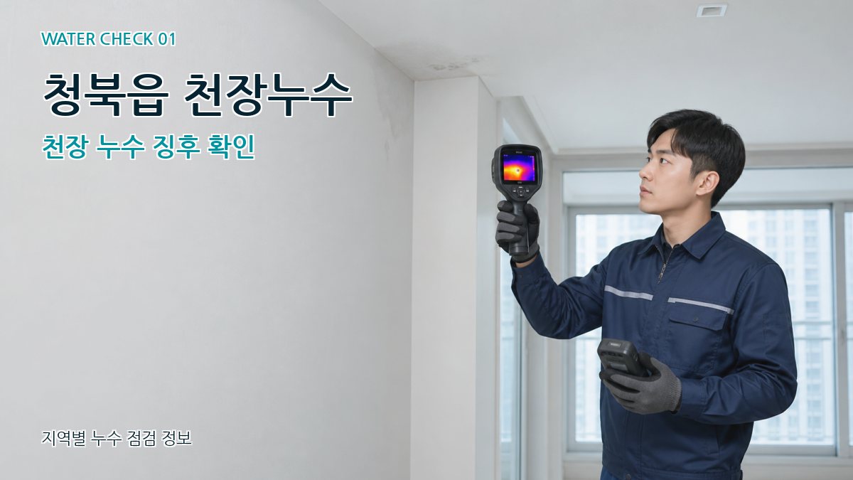 청북읍 아파트누수 누수탐지 이미지