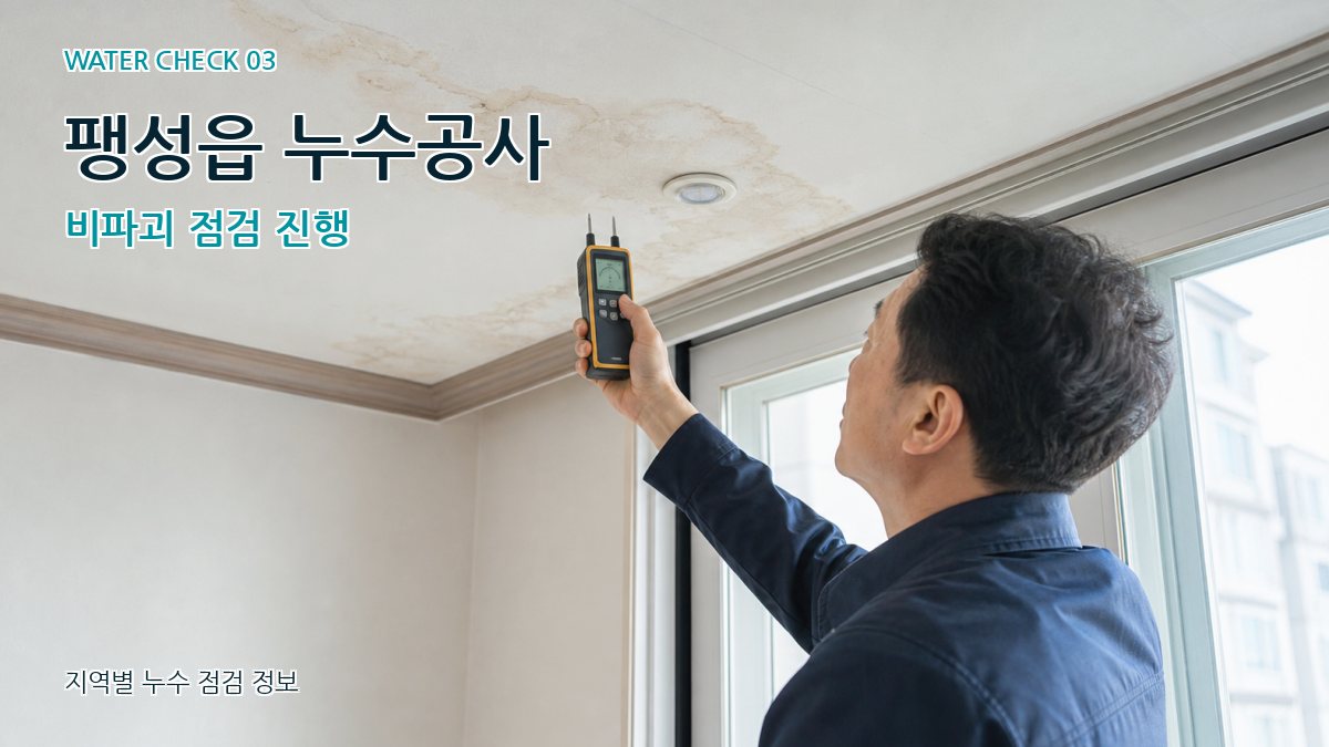팽성읍 천장누수 누수탐지 이미지
