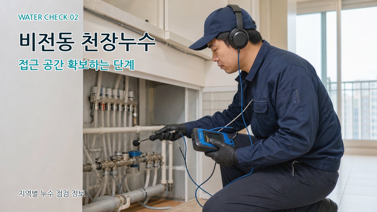 비전동 화장실누수 누수탐지 이미지