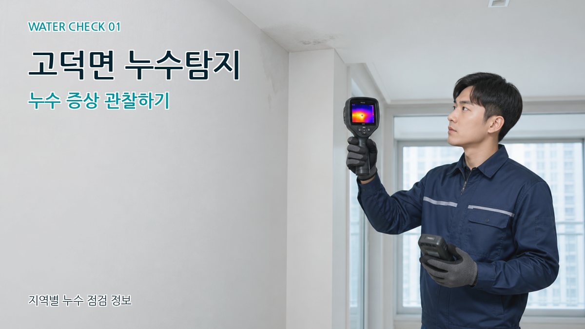 고덕면 아파트누수 누수탐지 이미지