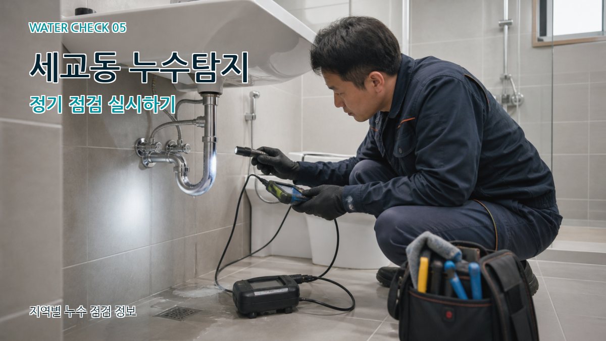 세교동 누수공사 누수탐지 이미지