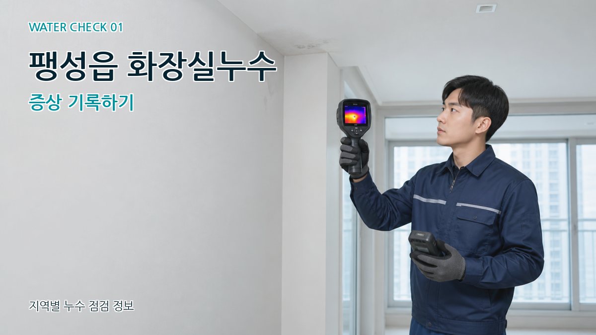 팽성읍 아파트누수 누수탐지 이미지