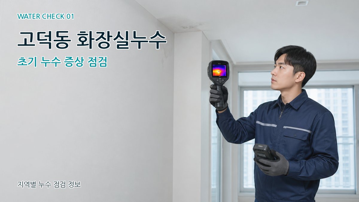 고덕동 아파트누수 누수탐지 이미지