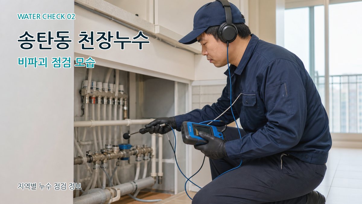 송탄동 화장실누수 누수탐지 이미지