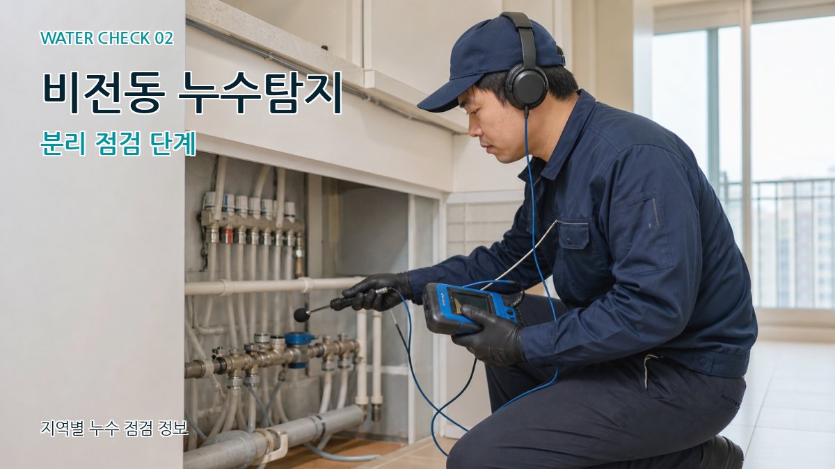 비전동 화장실누수 누수탐지 이미지